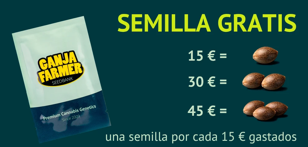 1 semilla gratis por cada 15 € gastados